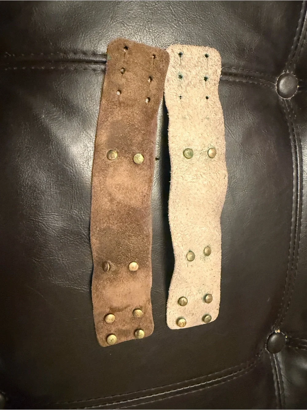 Lenny & Eva Snake-Print Taupe Leather Cuff $100 Anthropologie